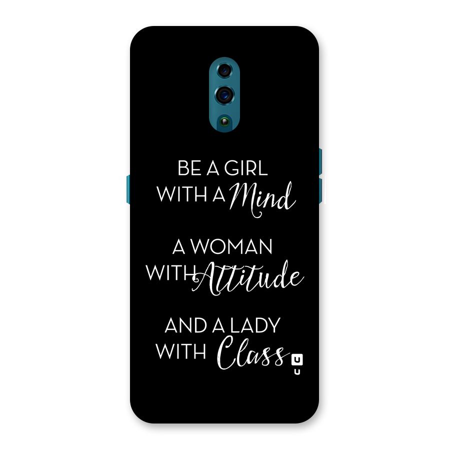 The-Mindset Back Case for Oppo Reno