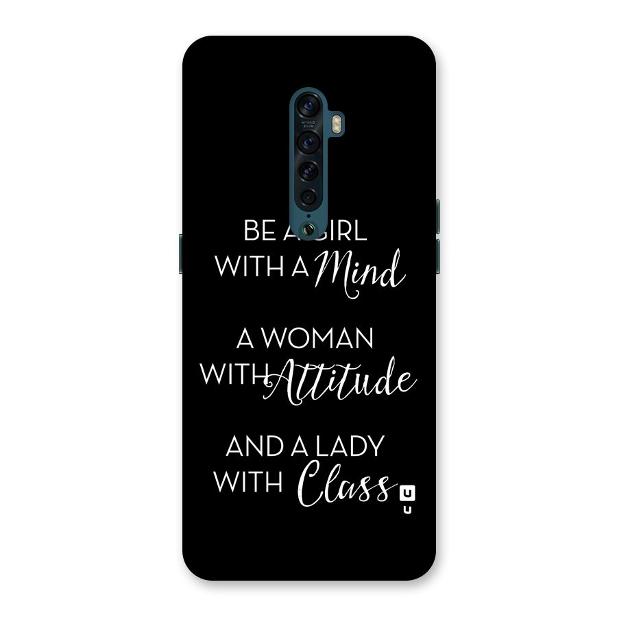 The-Mindset Back Case for Oppo Reno2