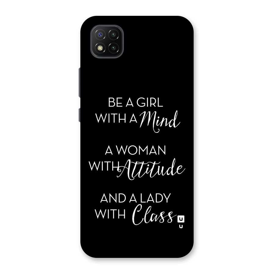 The-Mindset Back Case for Poco C3