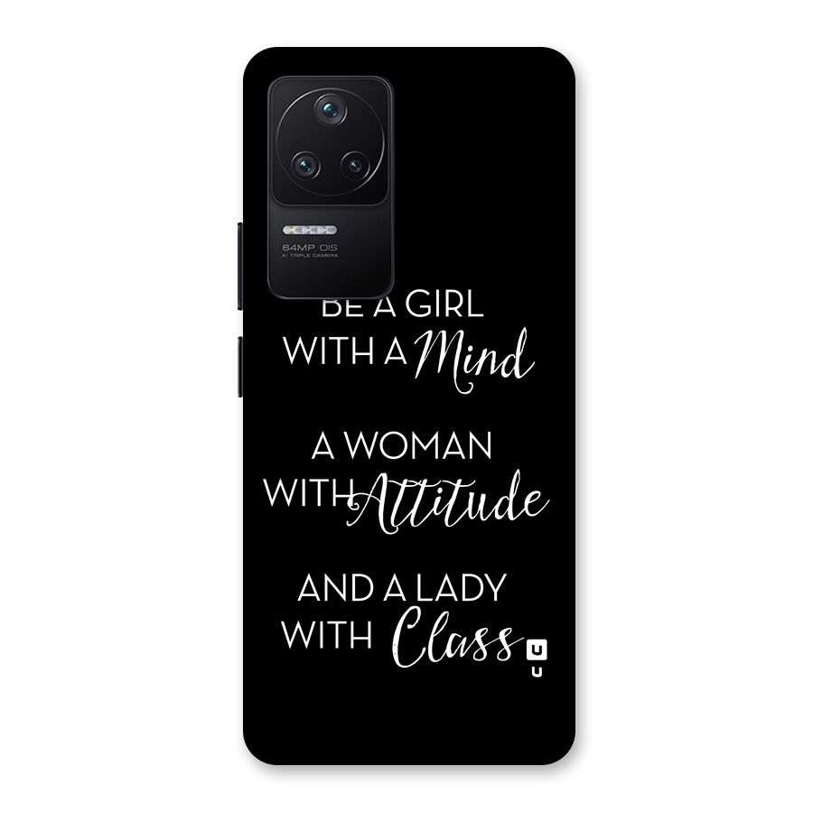 The-Mindset Back Case for Poco F4 5G