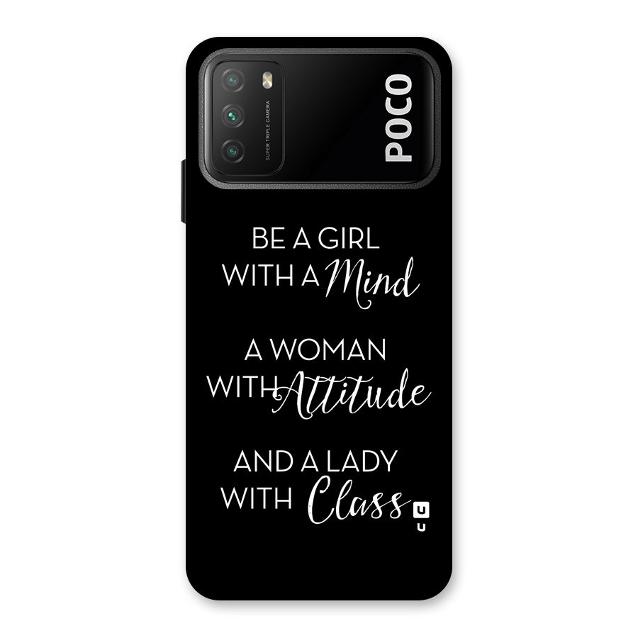 The-Mindset Back Case for Poco M3