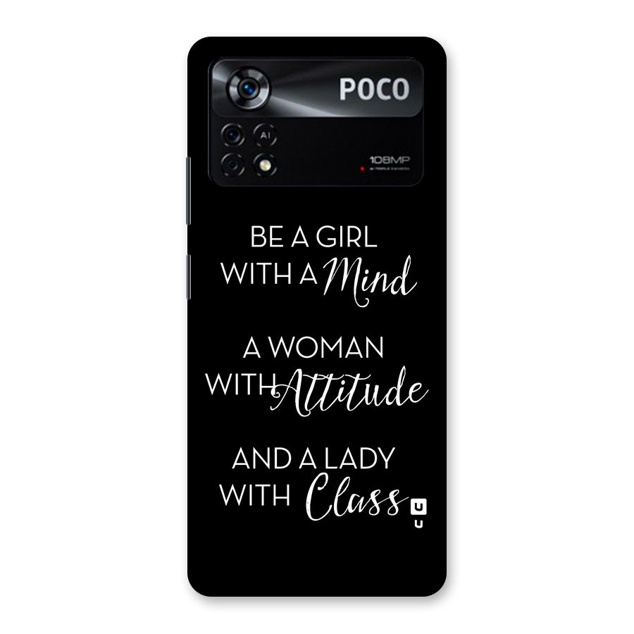 The-Mindset Back Case for Poco X4 Pro 5G