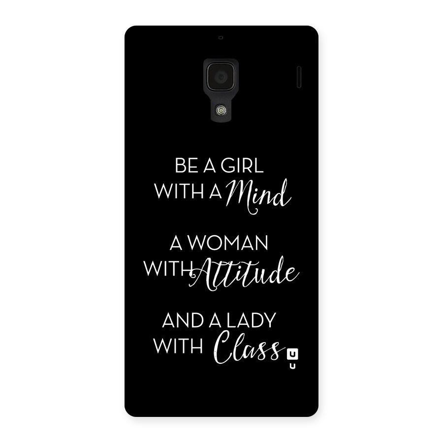 The-Mindset Back Case for Redmi 1s