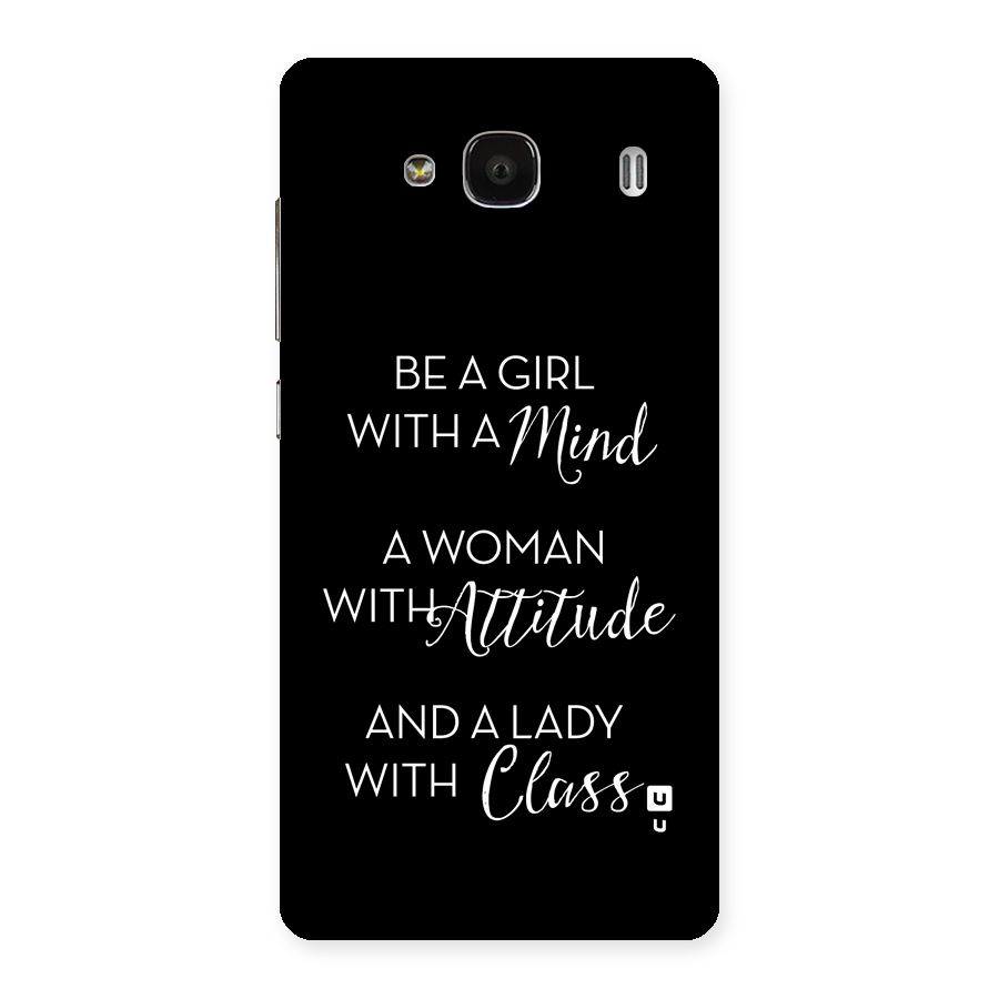 The-Mindset Back Case for Redmi 2