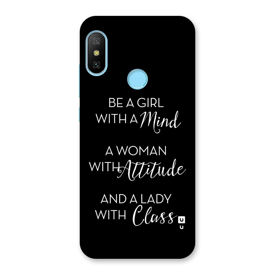 The-Mindset Back Case for Redmi 6 Pro