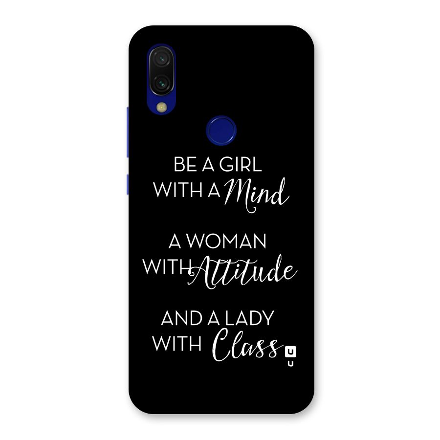The-Mindset Back Case for Redmi 7