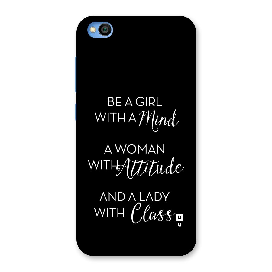 The-Mindset Back Case for Redmi Go
