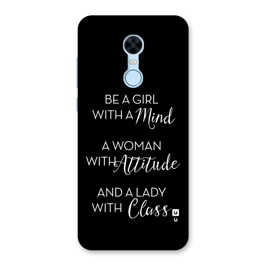 The-Mindset Back Case for Redmi Note 5