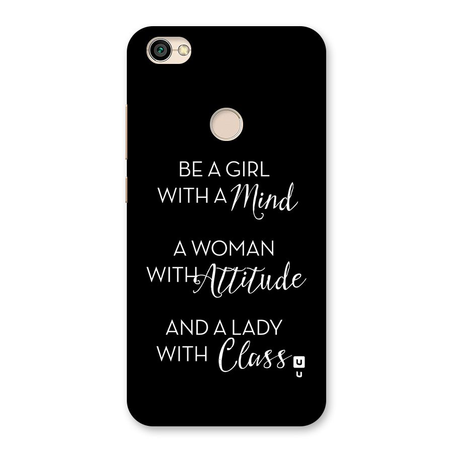The-Mindset Back Case for Redmi Y1 2017