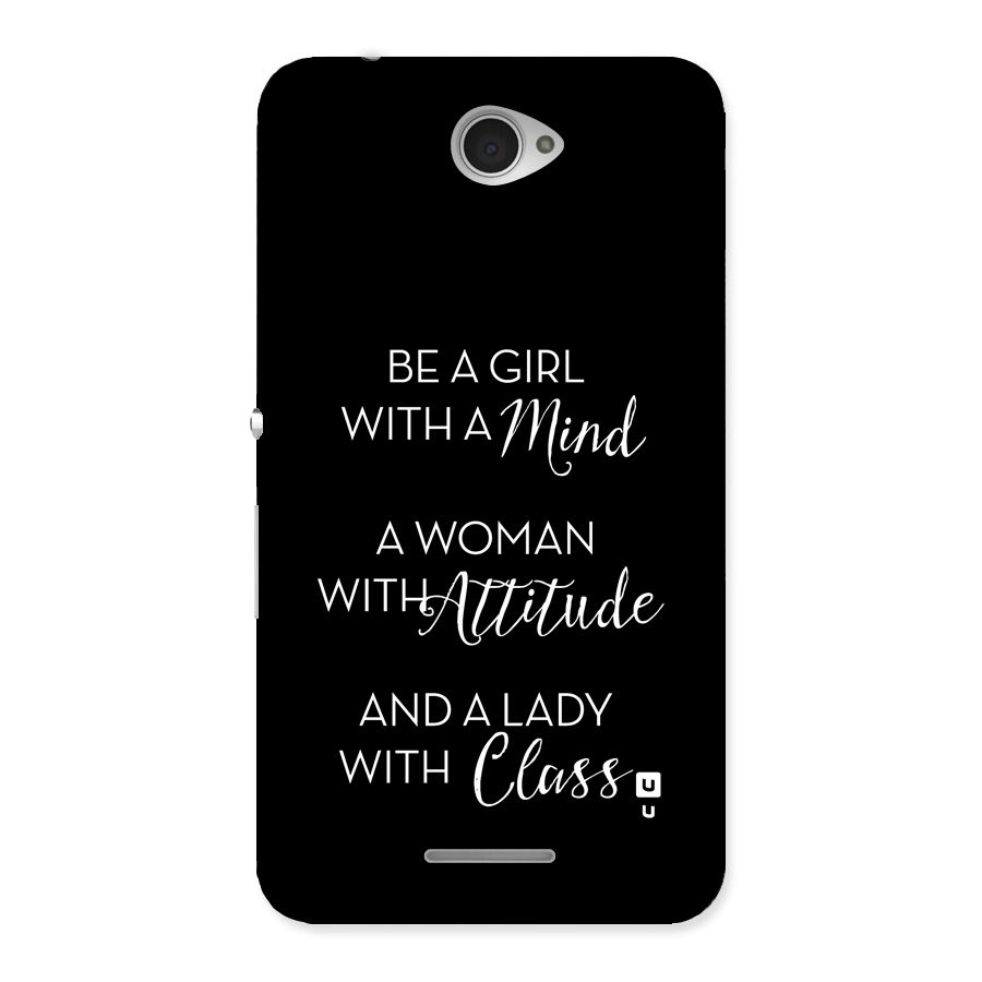 The-Mindset Back Case for Xperia E4