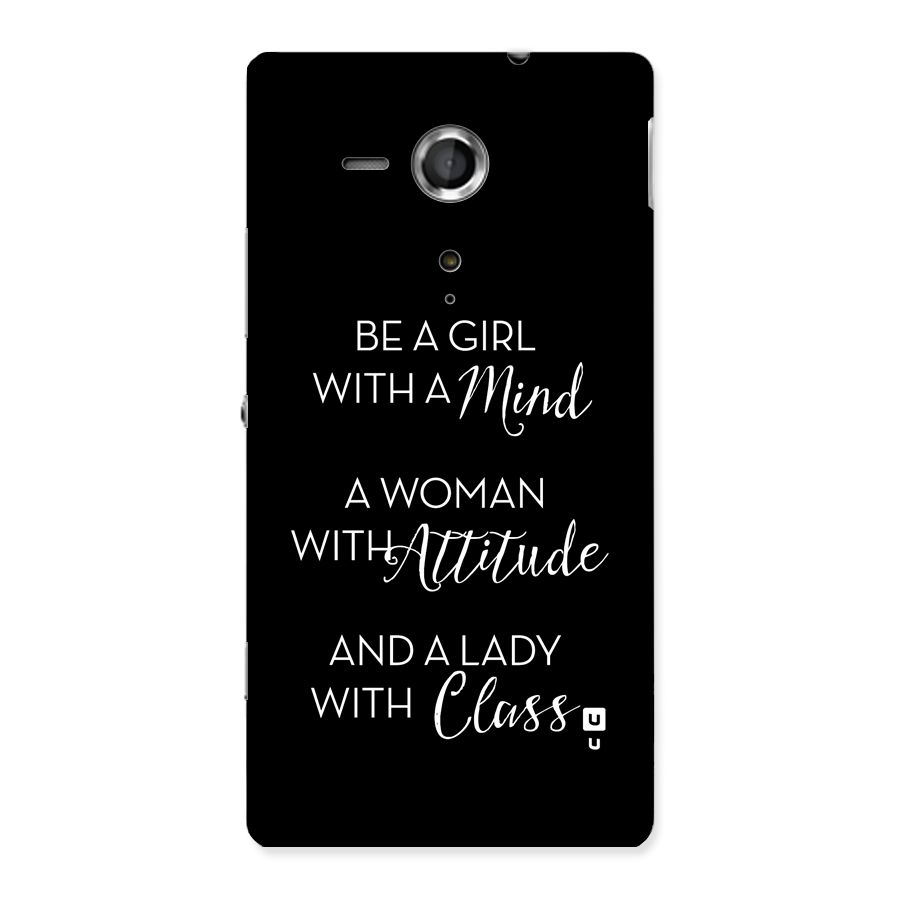The-Mindset Back Case for Xperia Sp