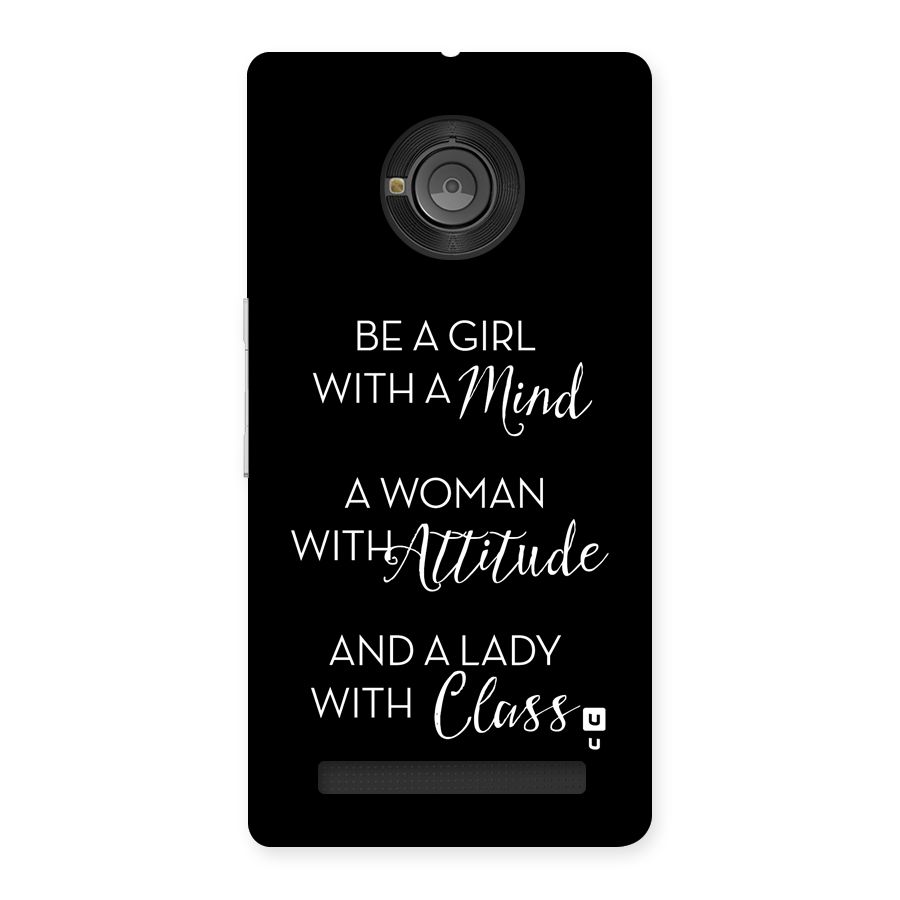 The-Mindset Back Case for Yunique