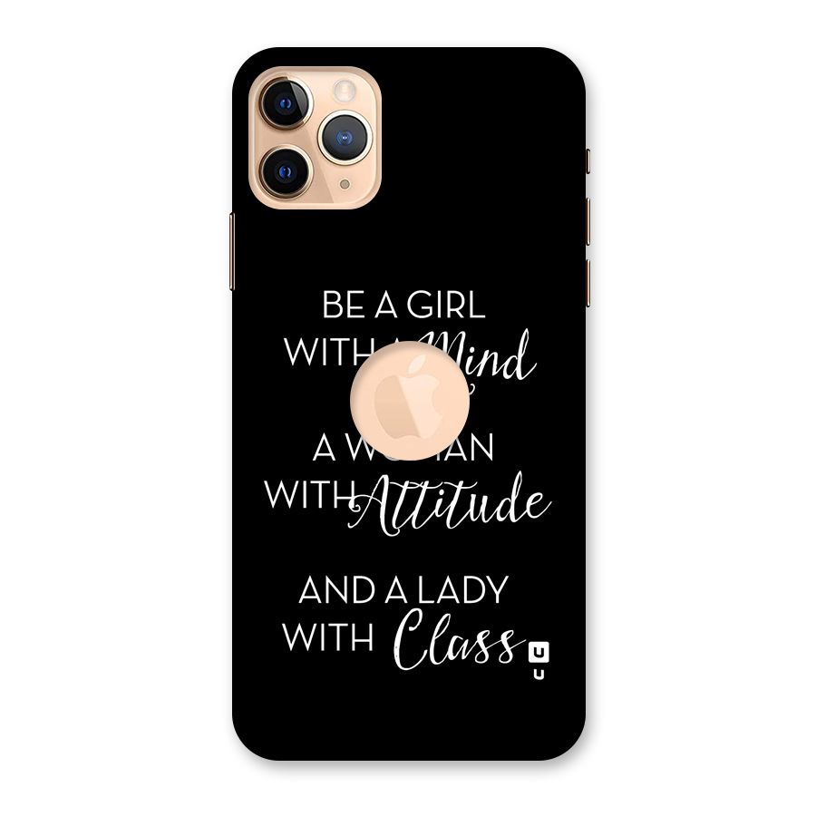 The-Mindset Back Case for iPhone 11 Pro Max Logo Cut