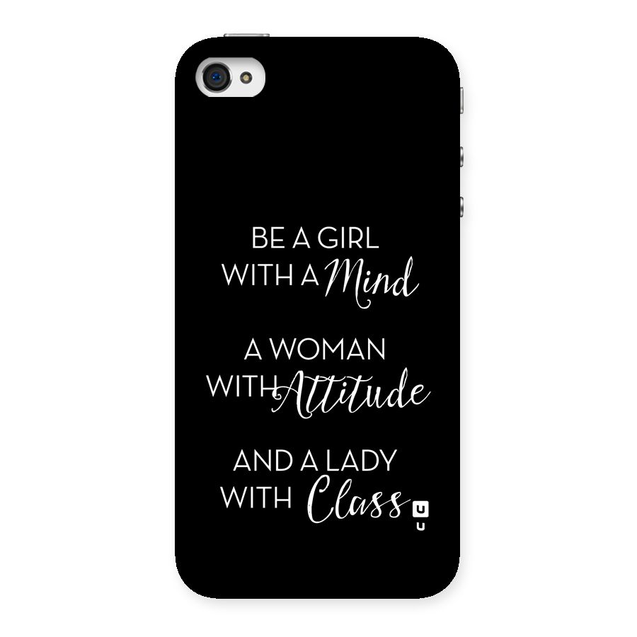 The-Mindset Back Case for iPhone 4 4s