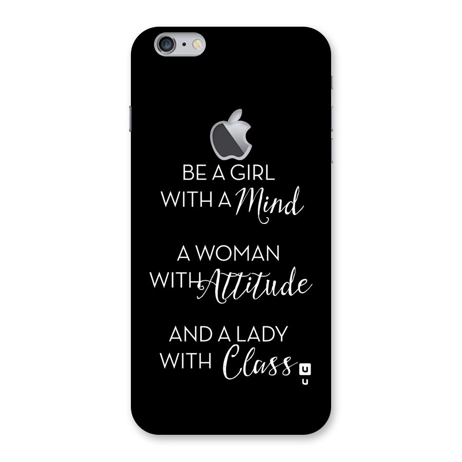 The-Mindset Back Case for iPhone 6 Plus 6S Plus Logo Cut