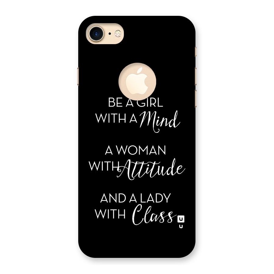 The-Mindset Back Case for iPhone 7 Logo Cut