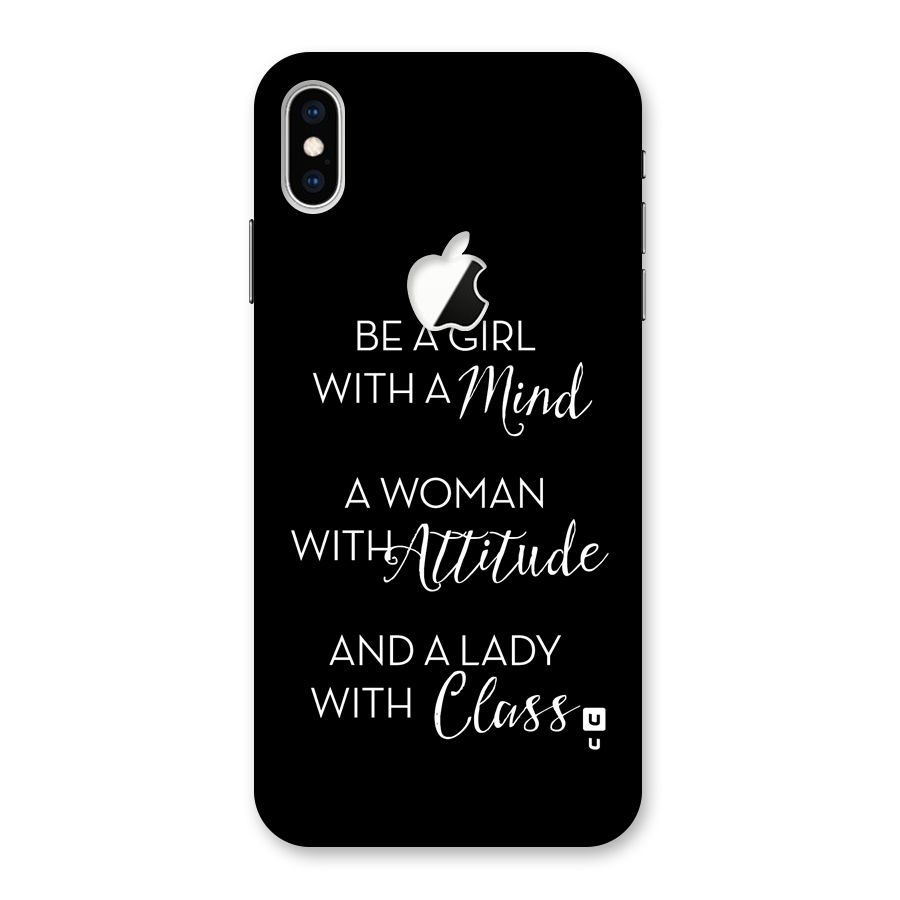 The-Mindset Back Case for iPhone XS Max Apple Cut