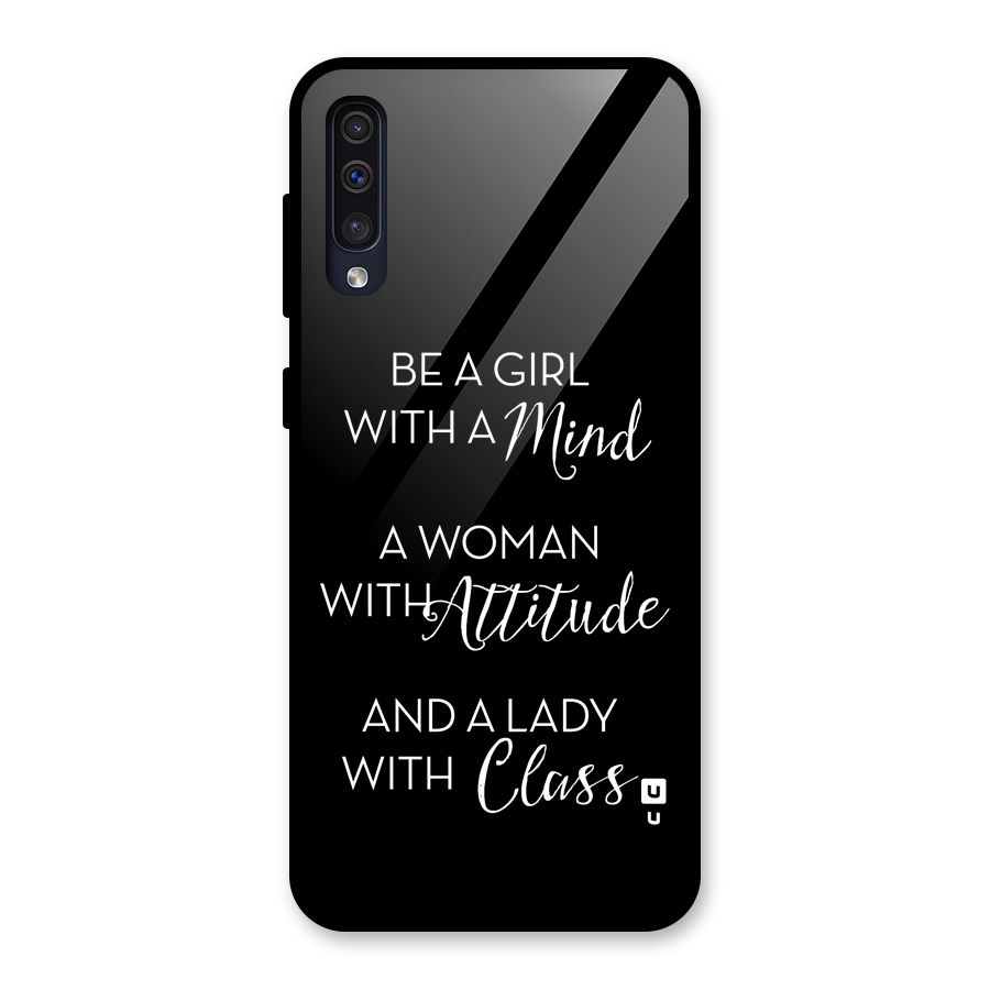 The-Mindset Glass Back Case for Galaxy A30s