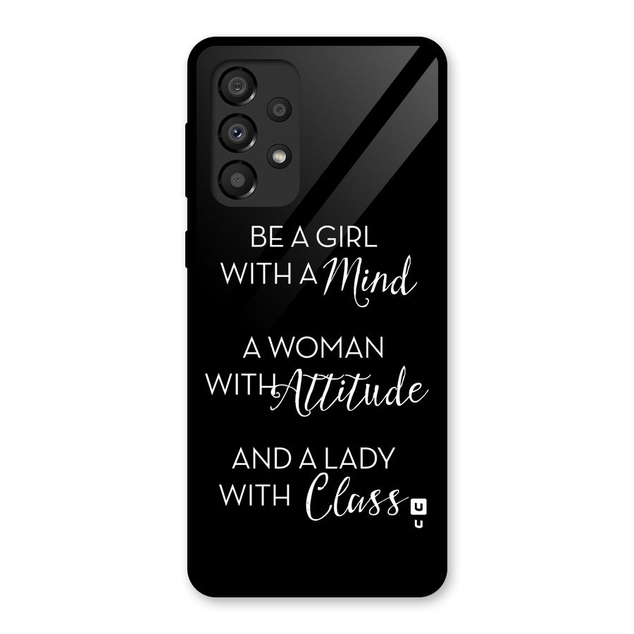 The-Mindset Glass Back Case for Galaxy A33 5G