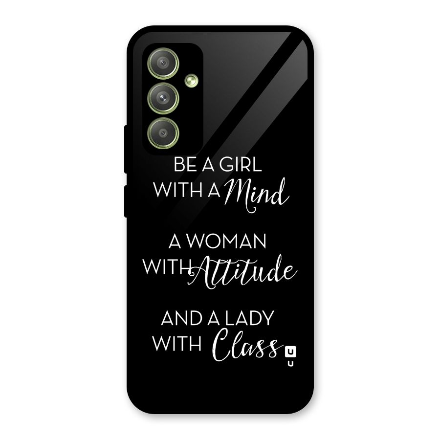 The-Mindset Glass Back Case for Galaxy A54