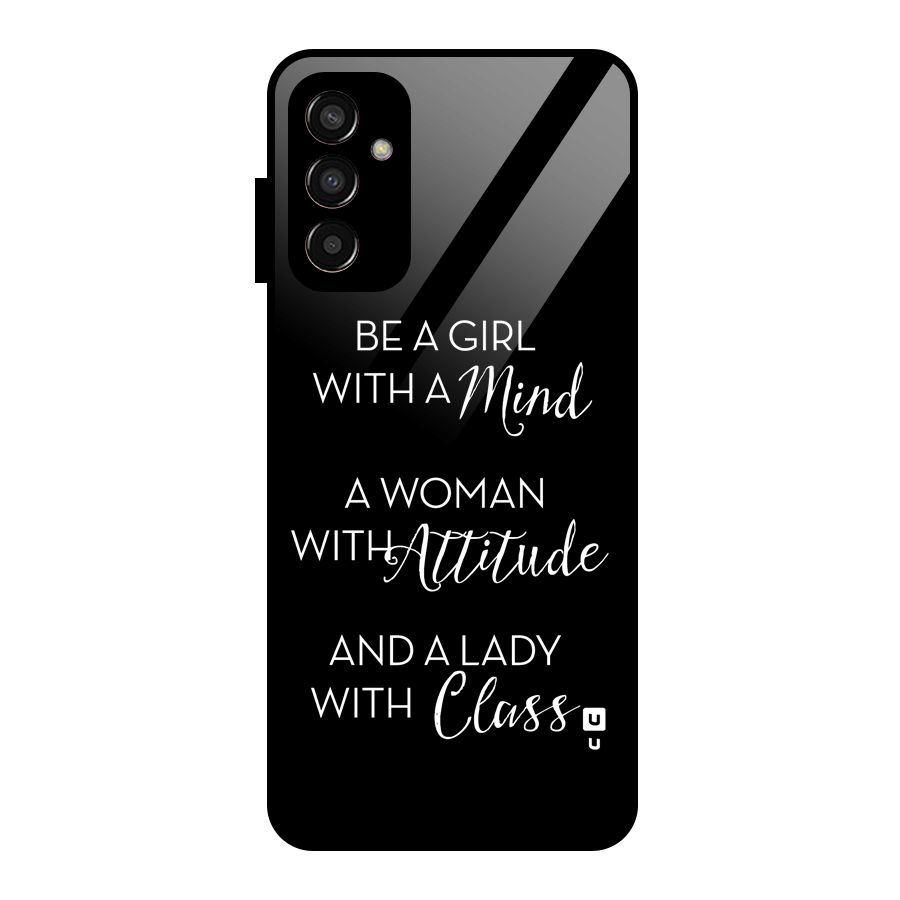 The-Mindset Glass Back Case for Galaxy F13