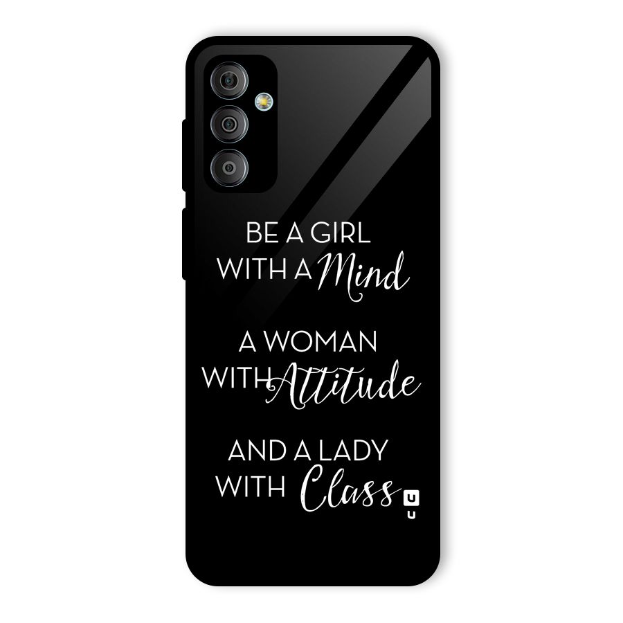 The-Mindset Glass Back Case for Galaxy F23