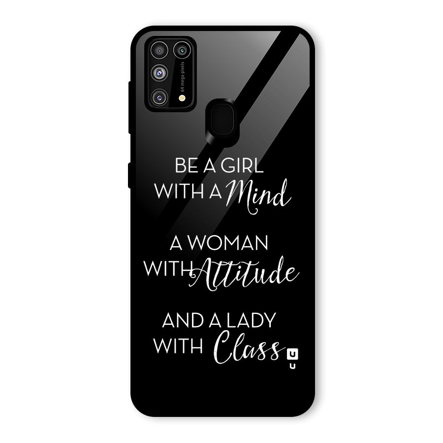 The-Mindset Glass Back Case for Galaxy F41