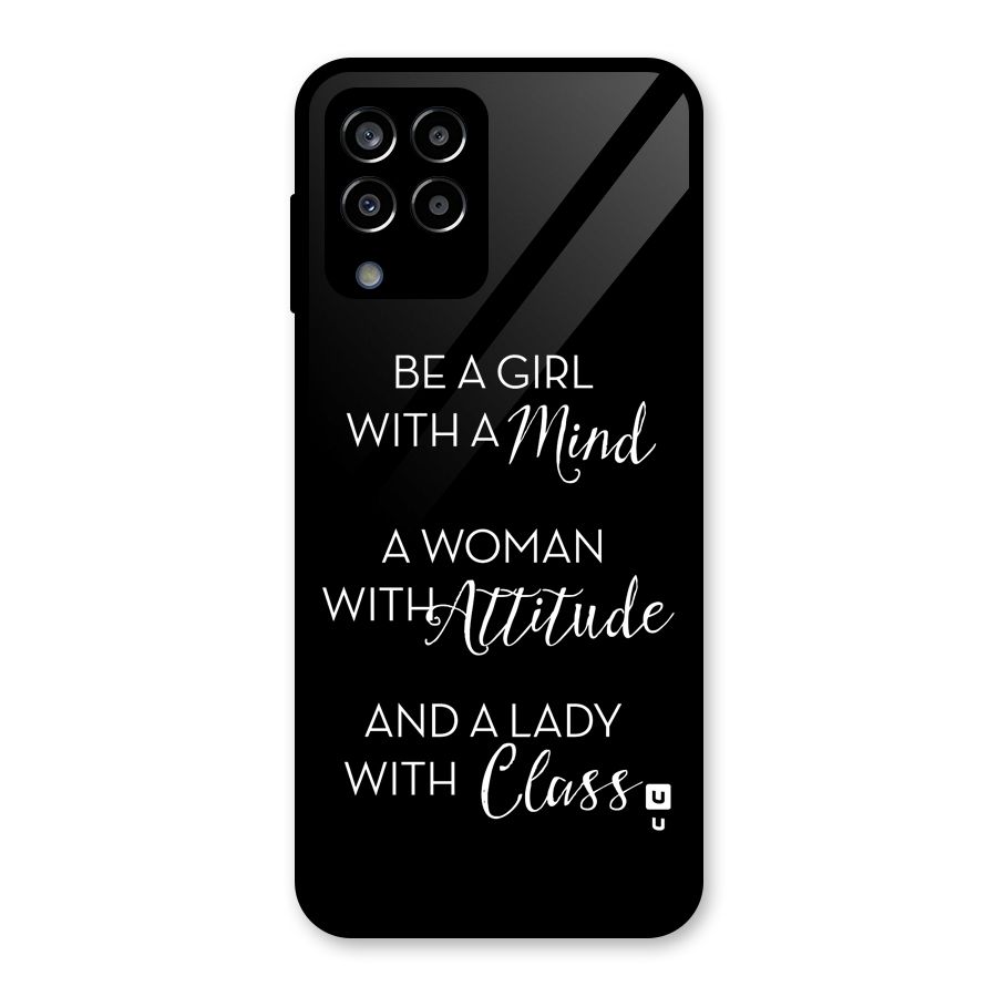 The-Mindset Glass Back Case for Galaxy M33
