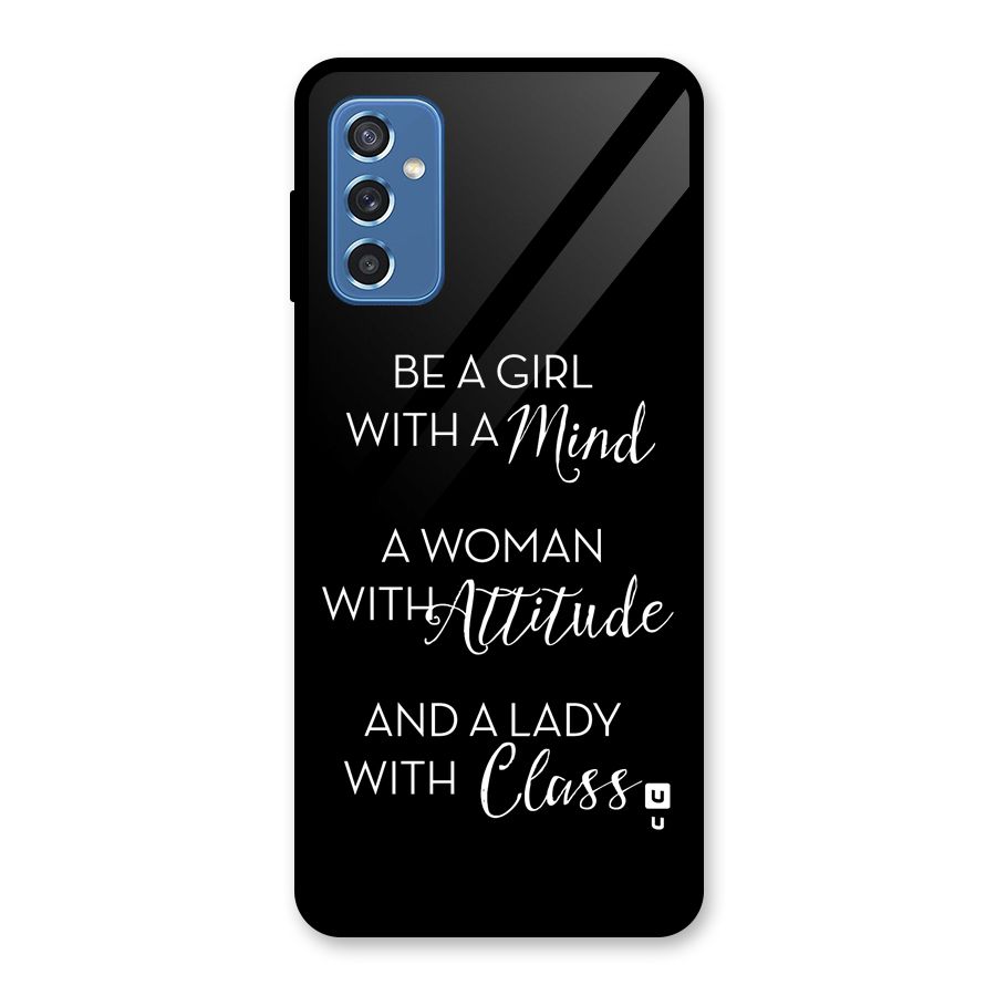 The-Mindset Glass Back Case for Galaxy M52 5G