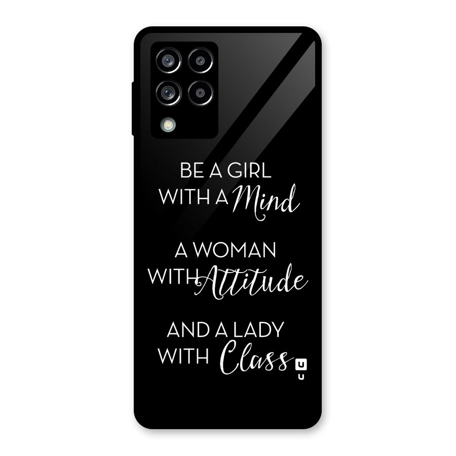 The-Mindset Glass Back Case for Galaxy M53 5G