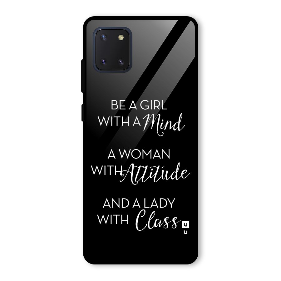 The-Mindset Glass Back Case for Galaxy Note 10 Lite