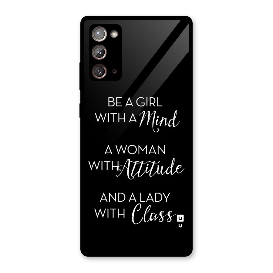 The-Mindset Glass Back Case for Galaxy Note 20