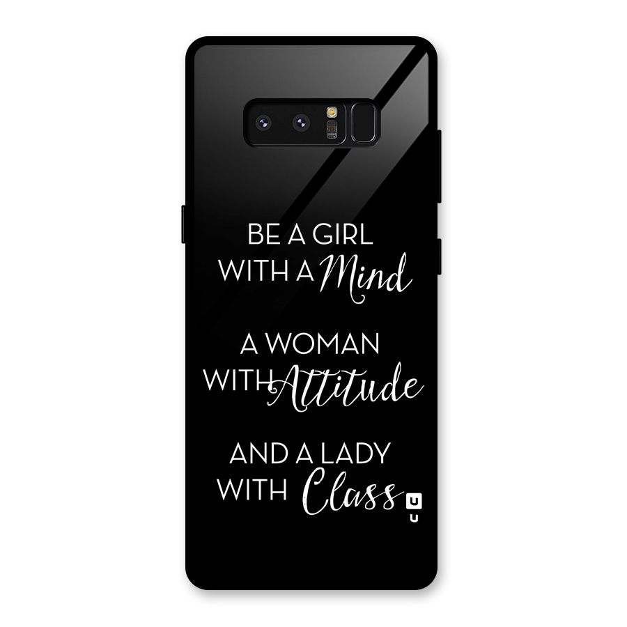 The-Mindset Glass Back Case for Galaxy Note 8