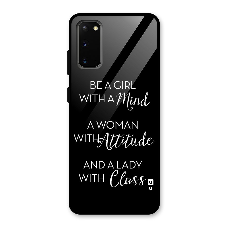 The-Mindset Glass Back Case for Galaxy S20
