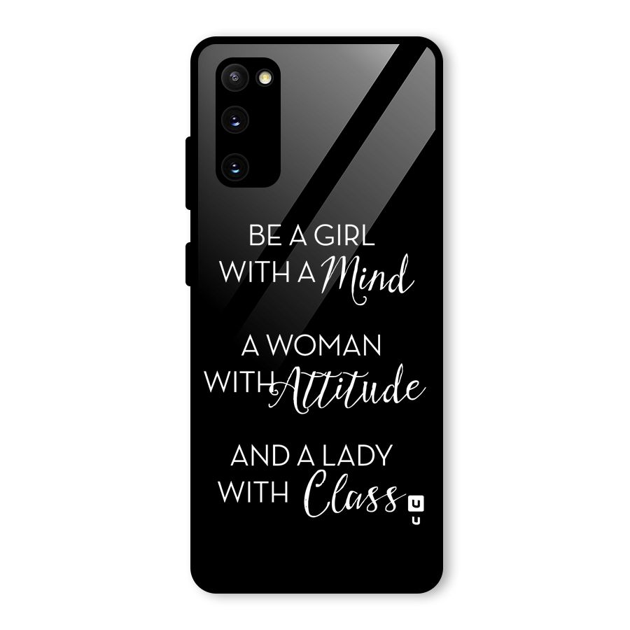 The-Mindset Glass Back Case for Galaxy S20 FE 5G