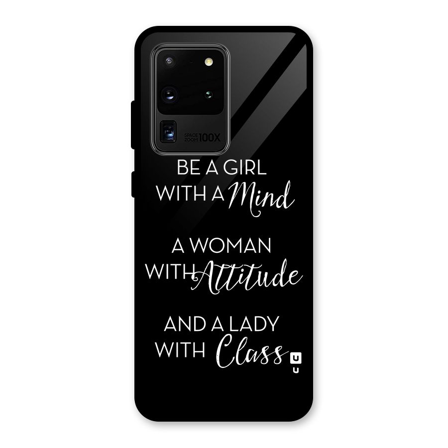 The-Mindset Glass Back Case for Galaxy S20 Ultra