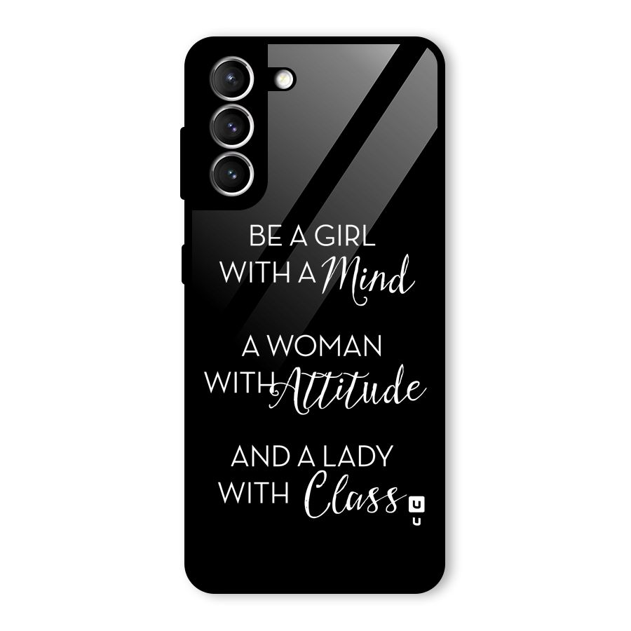 The-Mindset Glass Back Case for Galaxy S21 5G