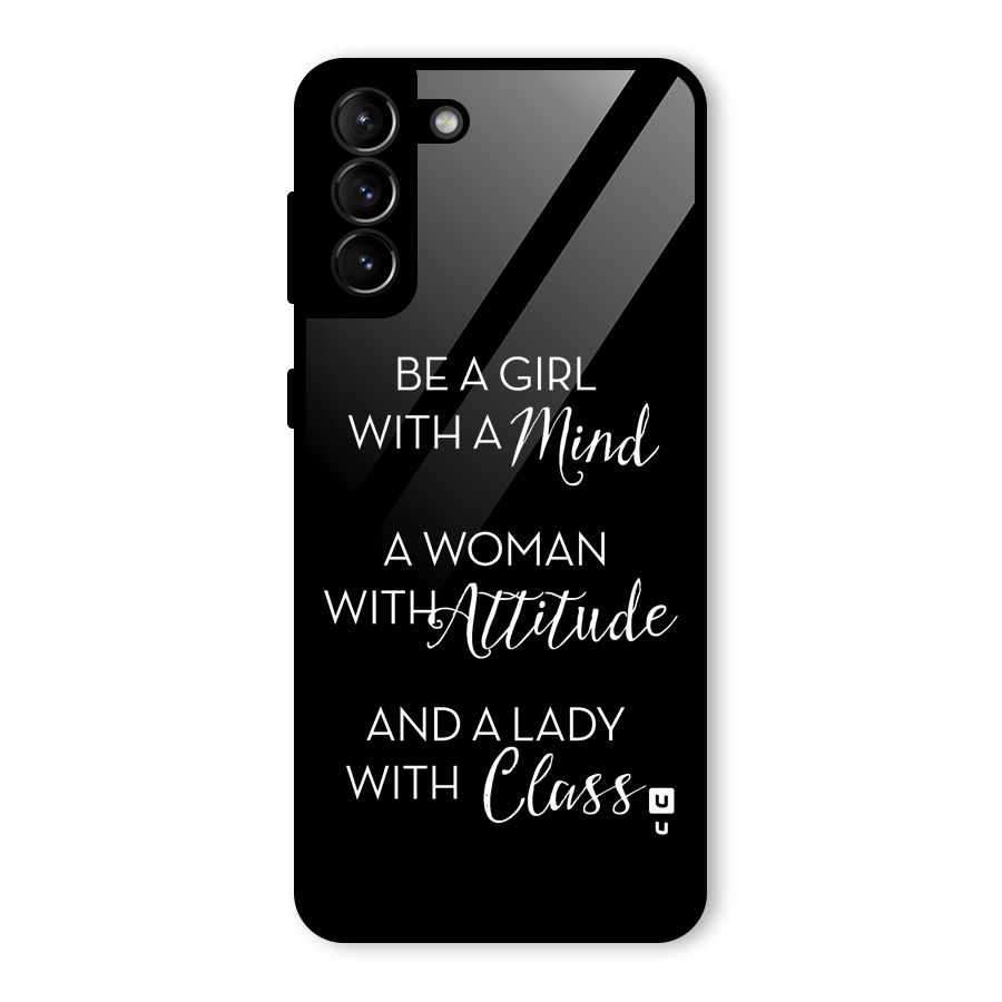 The-Mindset Glass Back Case for Galaxy S21 Plus