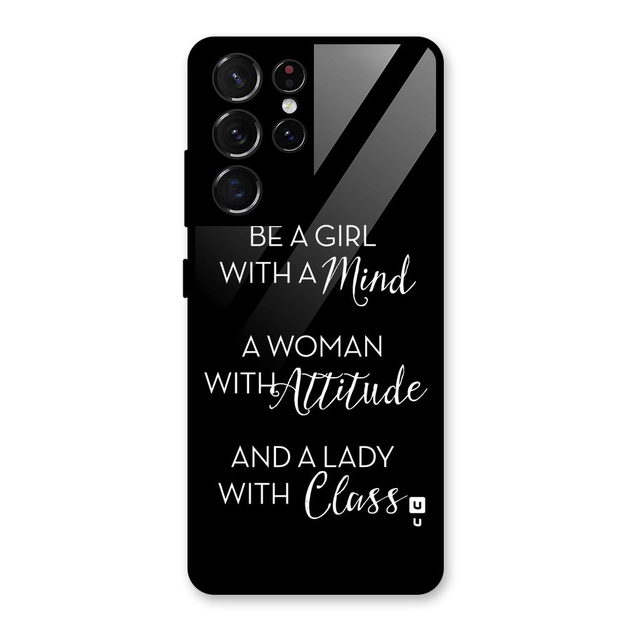The-Mindset Glass Back Case for Galaxy S21 Ultra 5G