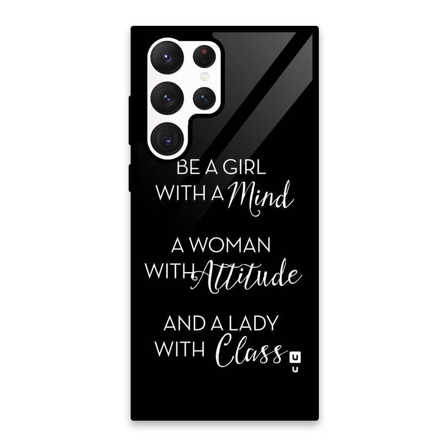 The-Mindset Glass Back Case for Galaxy S22 Ultra 5G