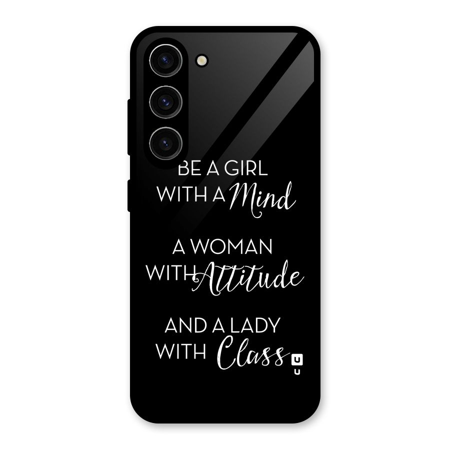 The-Mindset Glass Back Case for Galaxy S23
