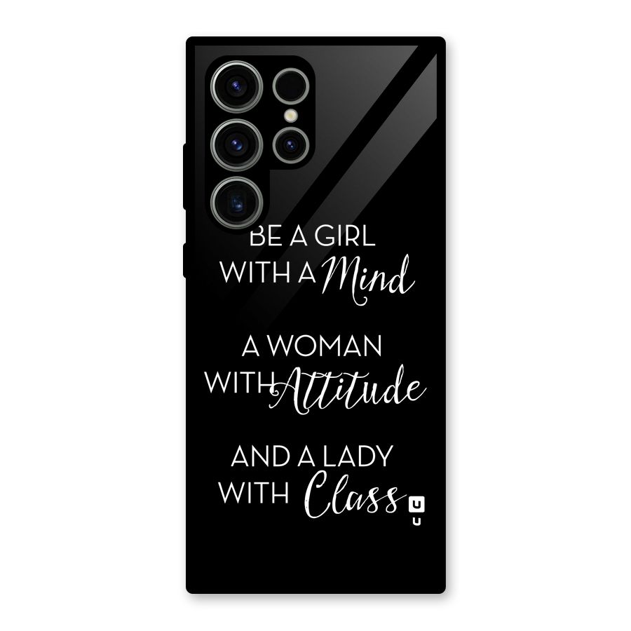 The-Mindset Glass Back Case for Galaxy S23 Ultra