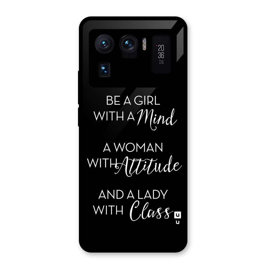 The-Mindset Glass Back Case for Mi 11 Ultra