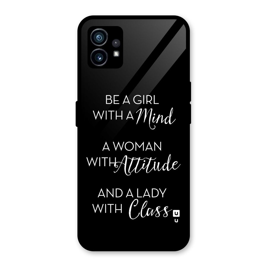 The-Mindset Glass Back Case for Nothing Phone 1