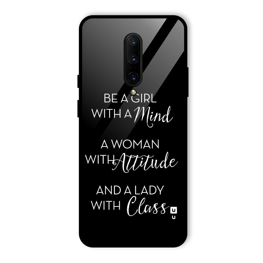 The-Mindset Glass Back Case for OnePlus 7 Pro