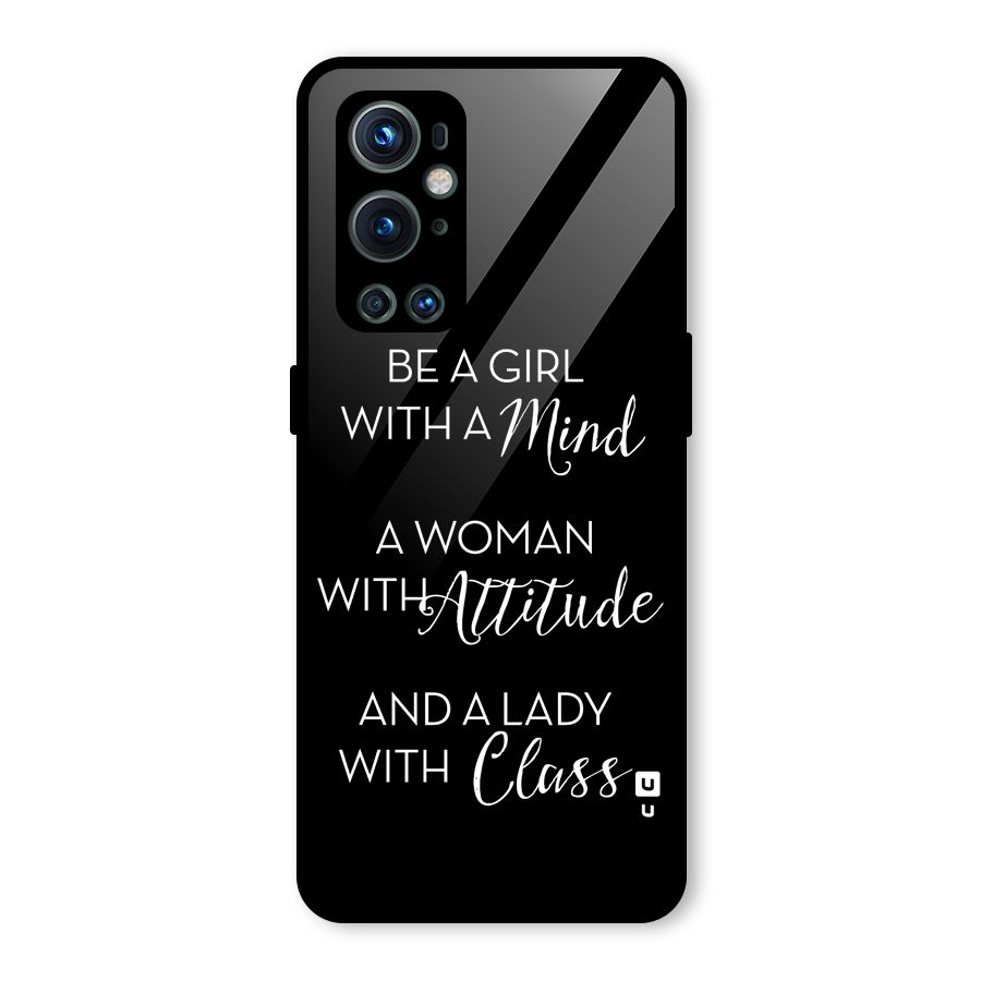 The-Mindset Glass Back Case for OnePlus 9 Pro