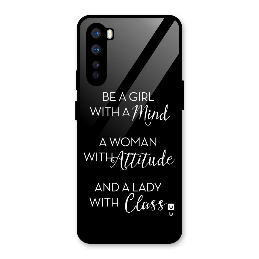 The-Mindset Glass Back Case for OnePlus Nord