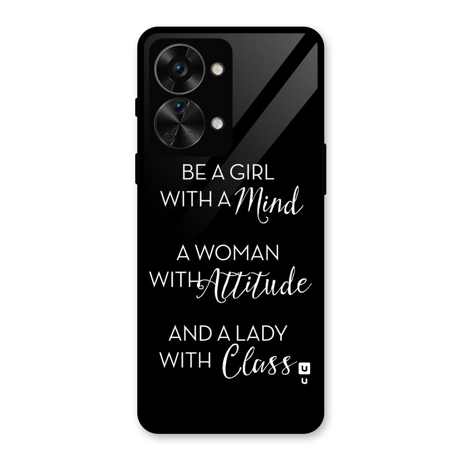 The-Mindset Glass Back Case for OnePlus Nord 2T