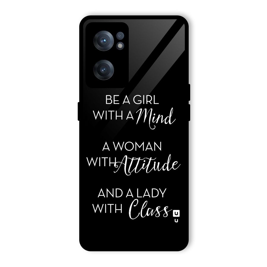The-Mindset Glass Back Case for OnePlus Nord CE 2 5G