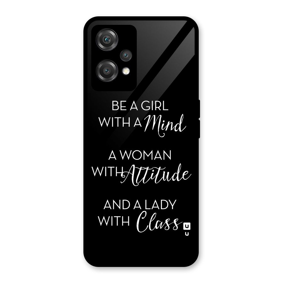 The-Mindset Glass Back Case for OnePlus Nord CE 2 Lite 5G